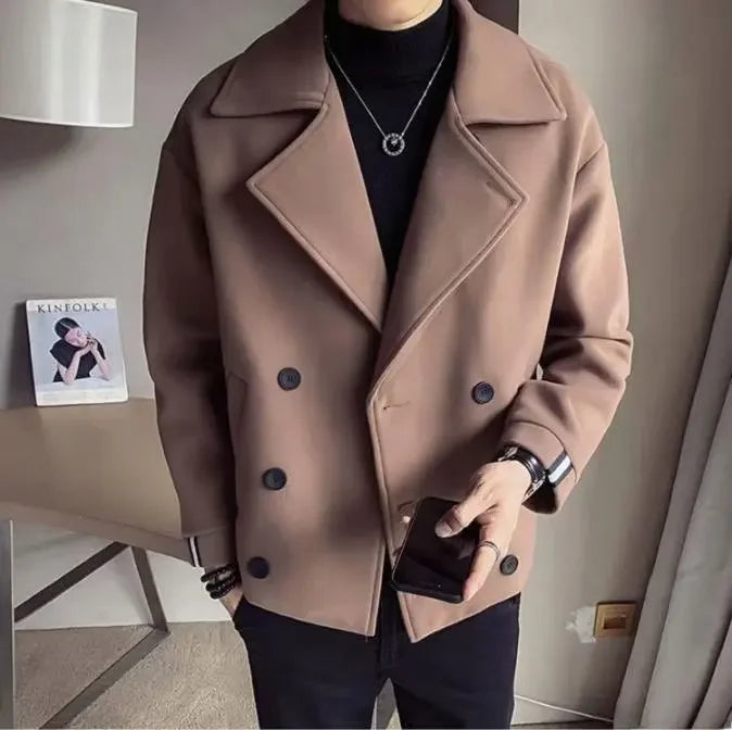 Double Breasted Crop Jacket